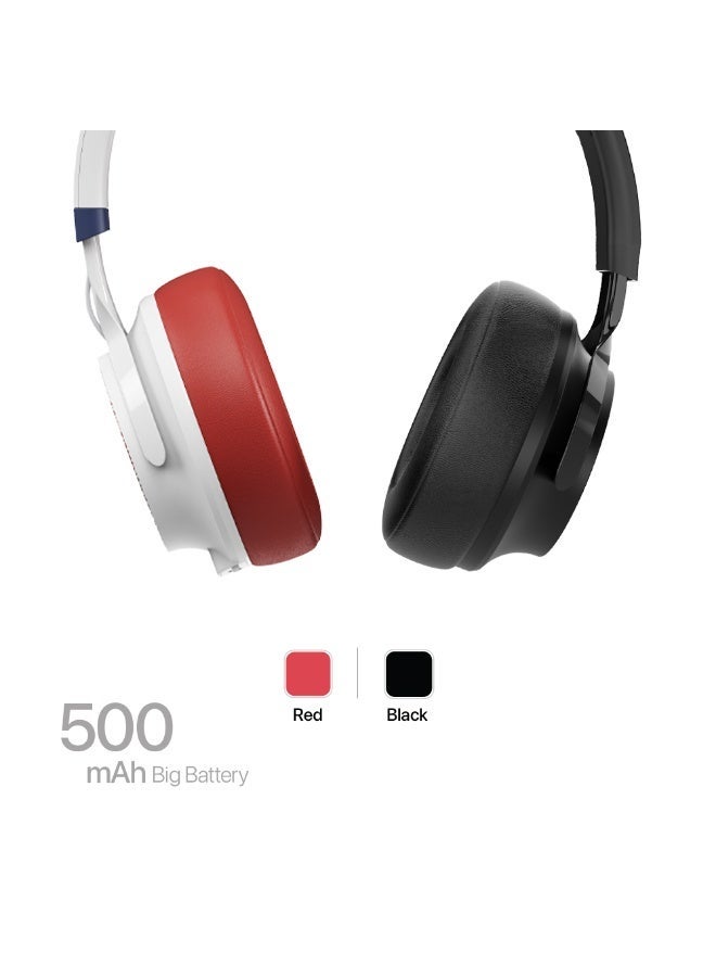 LYCKA Fusion PRO Premium Wireless Bluetooth Headphones with 40mm Speaker, Tuned Equalizer, and 50-Hour Playback – Black - Image 1